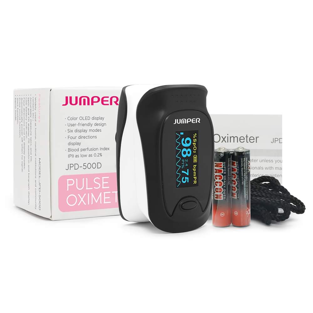 JUMPER Pulse Oximeter (Model: JPD-500D)